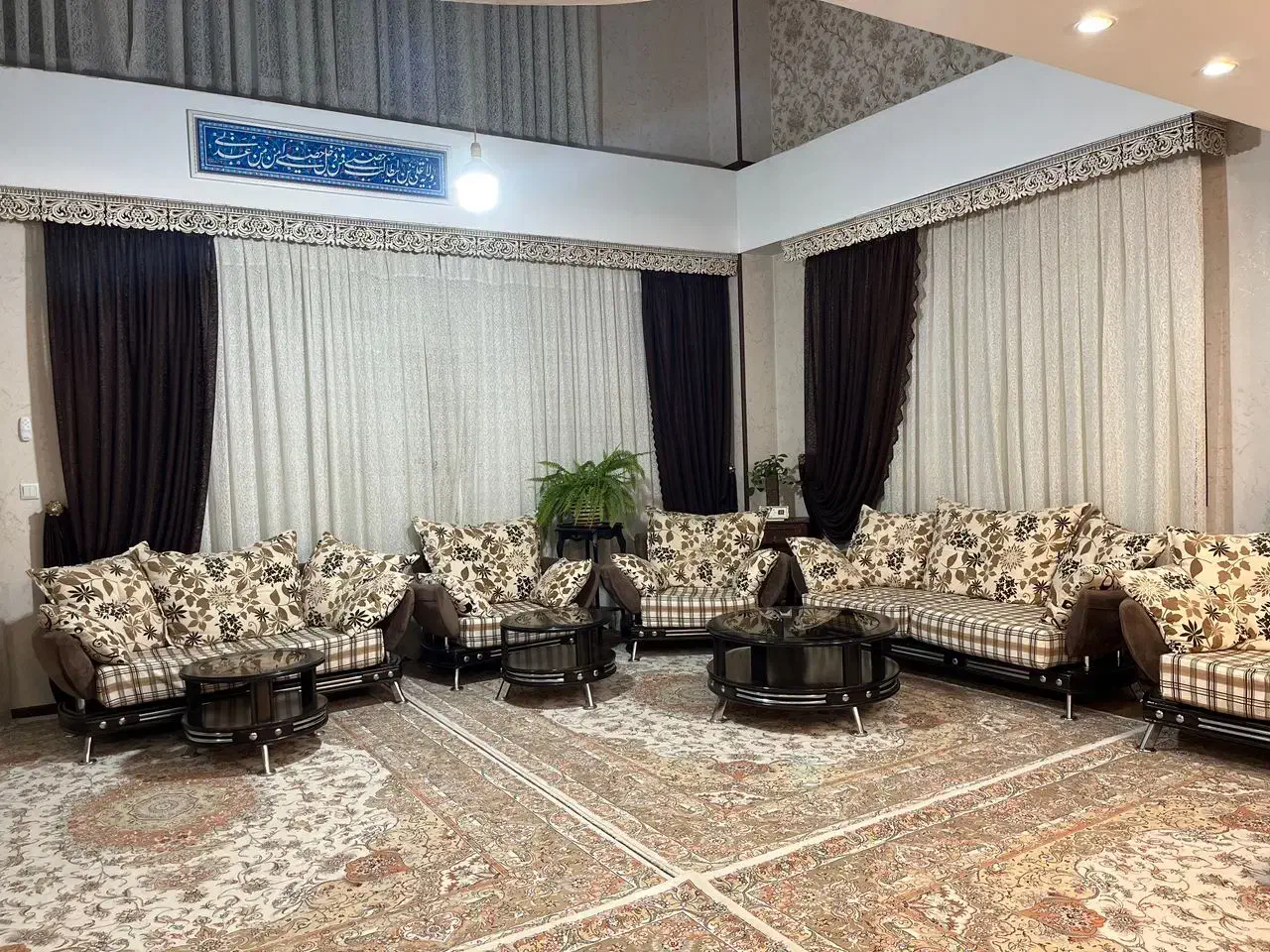 مبلمان ۹ نفره|مبلمان خانگی و میز عسلی|کرج, شهرک رضوانیه|دیوار