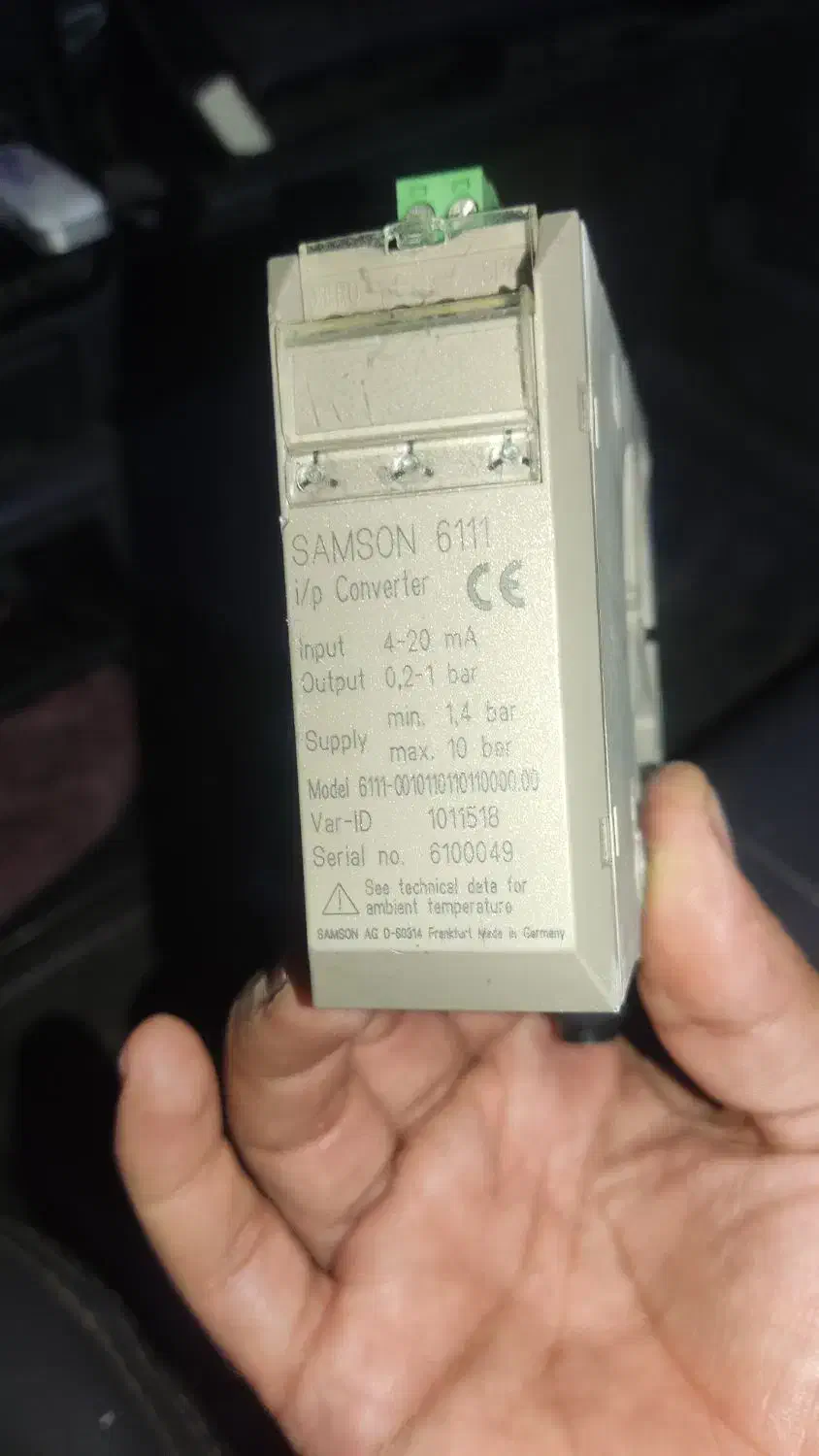 ای توپی کانورتر سامسون 6111مدل 4/20mA|ماشینآلات صنعتی|نیشابور, شهرک اندیشه|دیوار