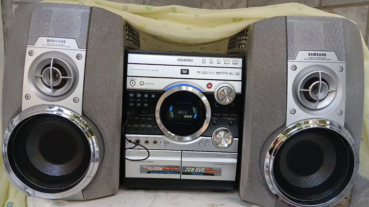 ضبط سامسونگ ۴۶۰۰وات فلش خور کارخانه|سیستم صوتی خانگی|بروجرد, |دیوار