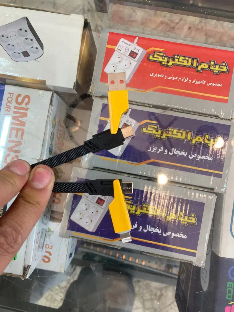 سیم شارژر همه کاره تبدیل شونده|لوازم جانبی موبایل و تبلت|مشهد, گوهرشاد|دیوار