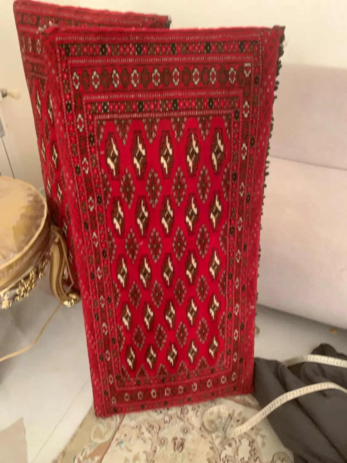 پشتی دستبافت ترکمنی|پشتی|تهران, اباذر|دیوار