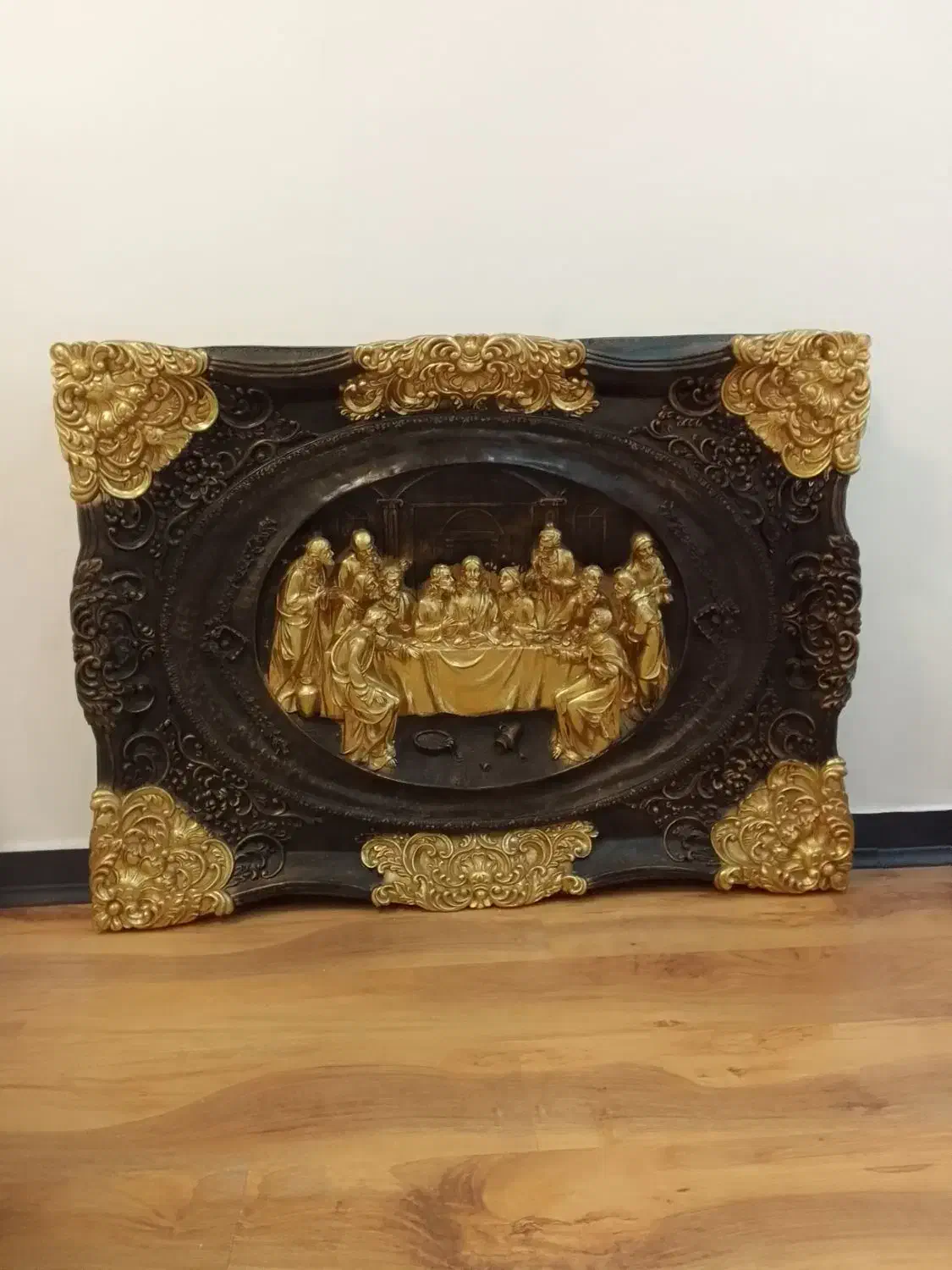 تابلو پلی استر برجسته نقش شام اخر|تابلو، نقاشی، عکس|تهران, جنت‌آباد شمالی|دیوار