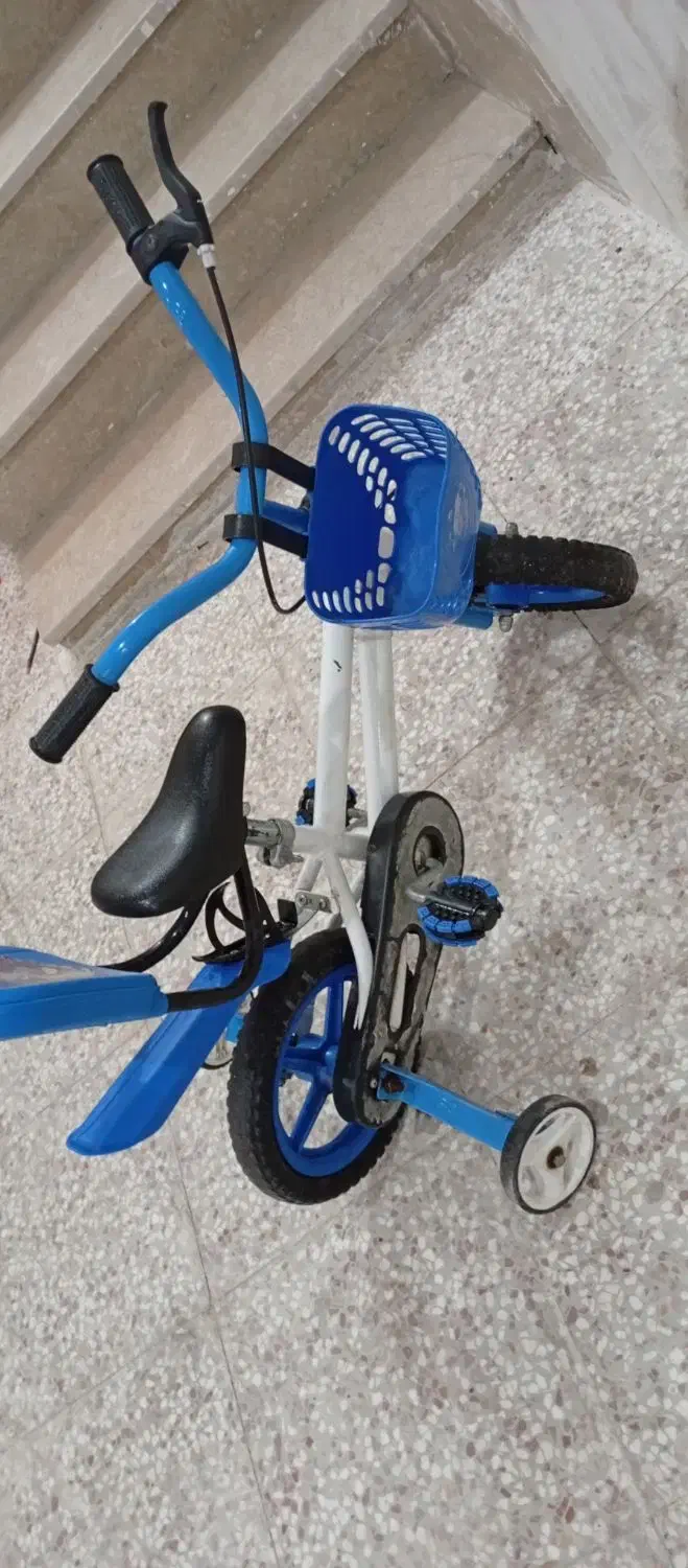 دوچرخه سایز ۱۶ آبی|دوچرخه، اسکیت، اسکوتر|رضویه, |دیوار