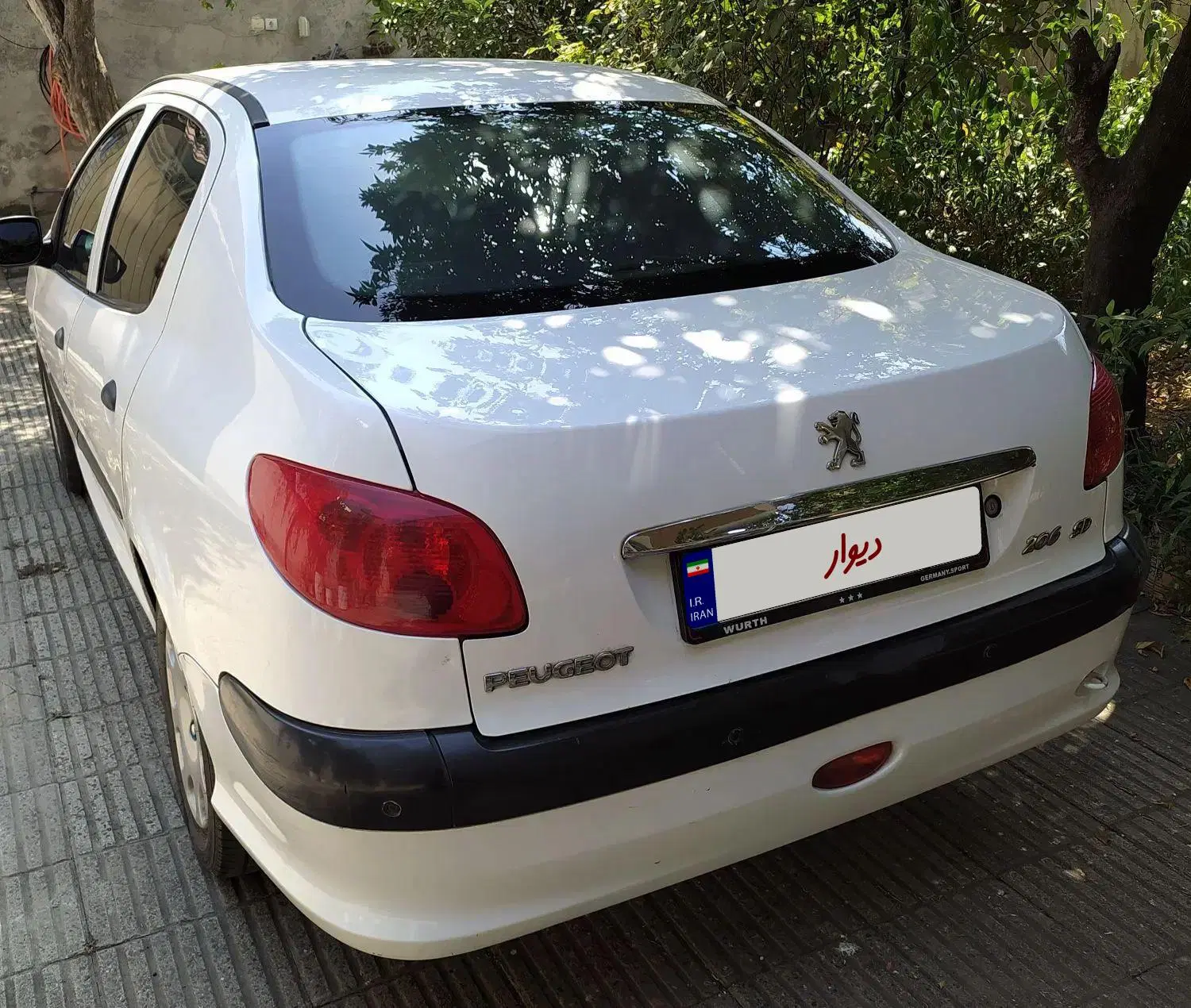 پژو ۲۰۶ sd v8|خودرو سواری و وانت|گرگان, |دیوار