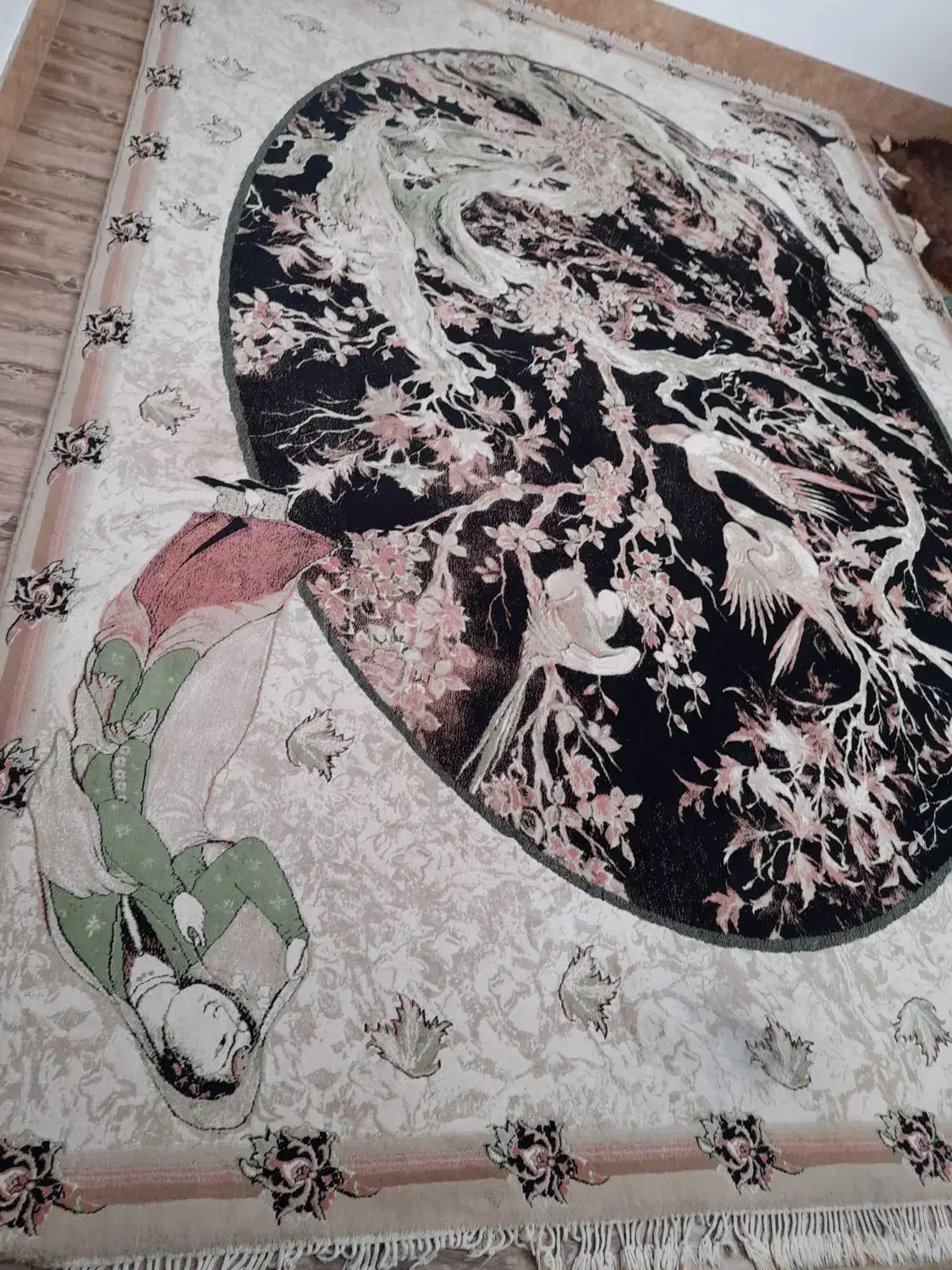 دو تخته فرش ۱۲ متری و۹ متری یک تانکر ویک نرده|فرش|قیدار, |دیوار