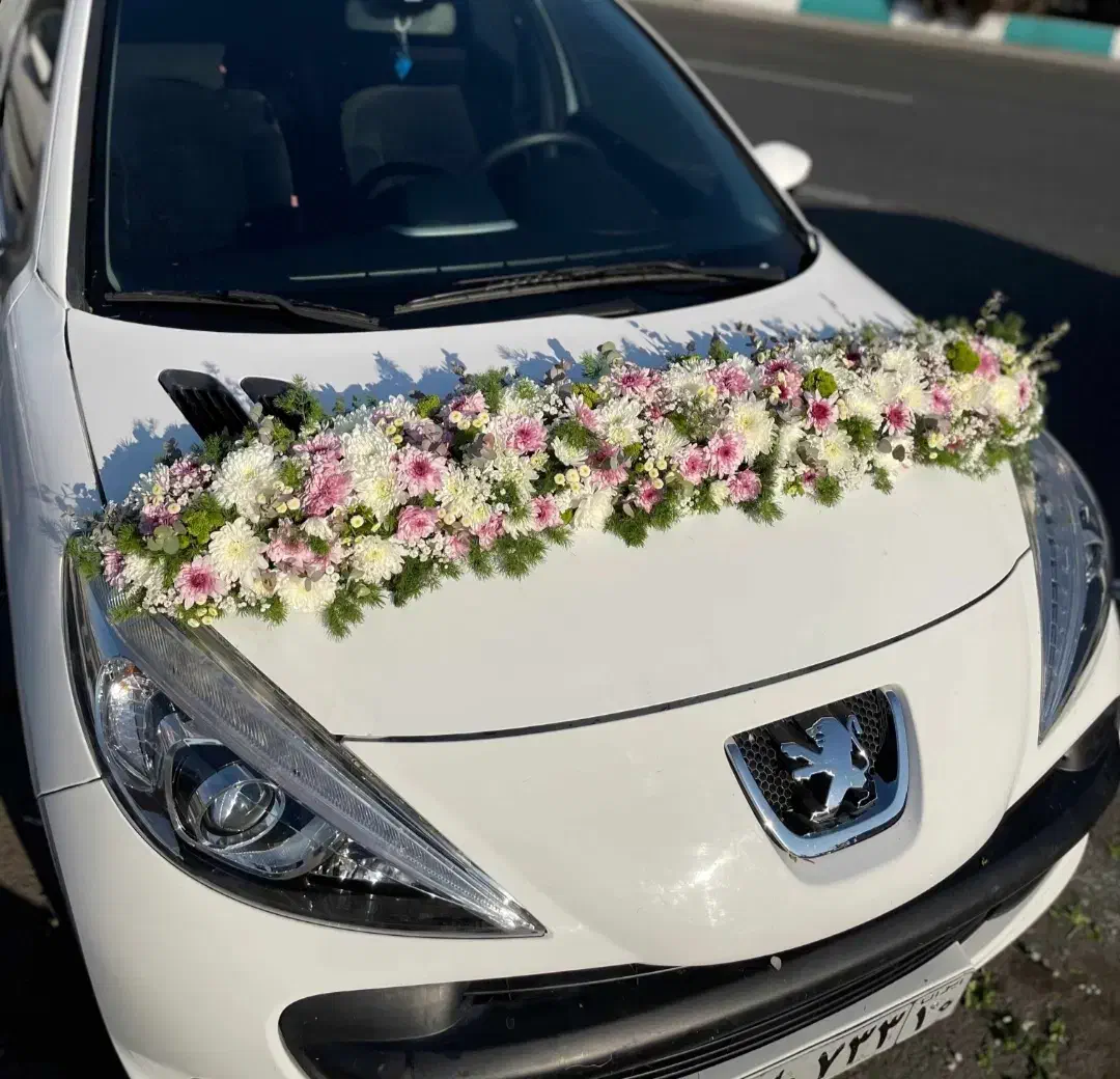 گل آرایی ماشین عروس|خدمات پذیرایی، مراسم|کرمانشاه, |دیوار