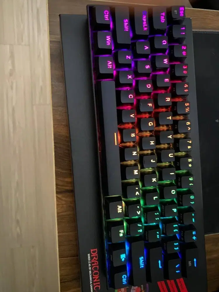 Keyboard Reddragon k530 pro b wierless|قطعات و لوازم جانبی رایانه|رشت, دیلمان|دیوار