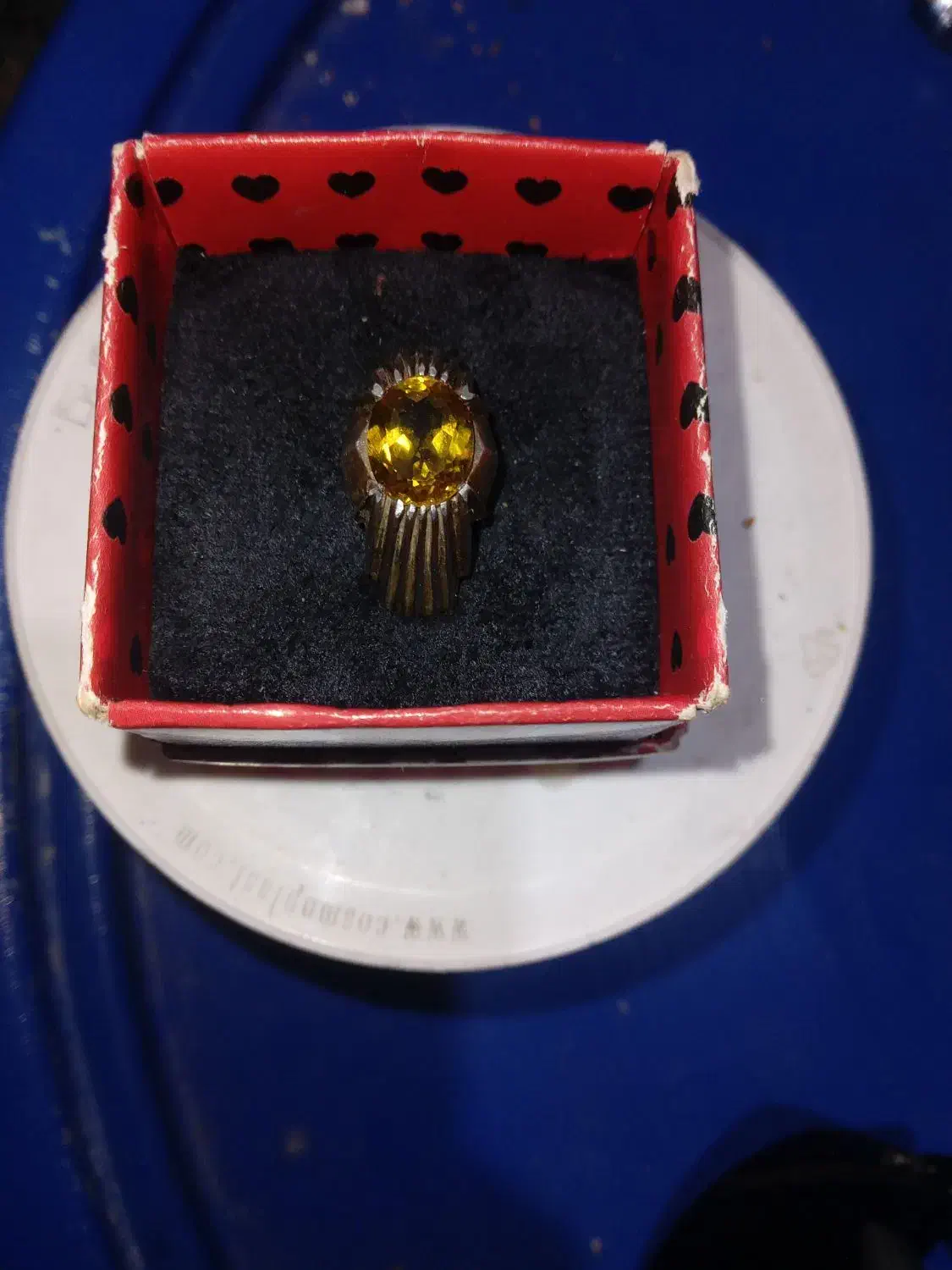 انگشتر زمورد اصل نقره|جواهرات|اهواز, کوی مهندسان|دیوار