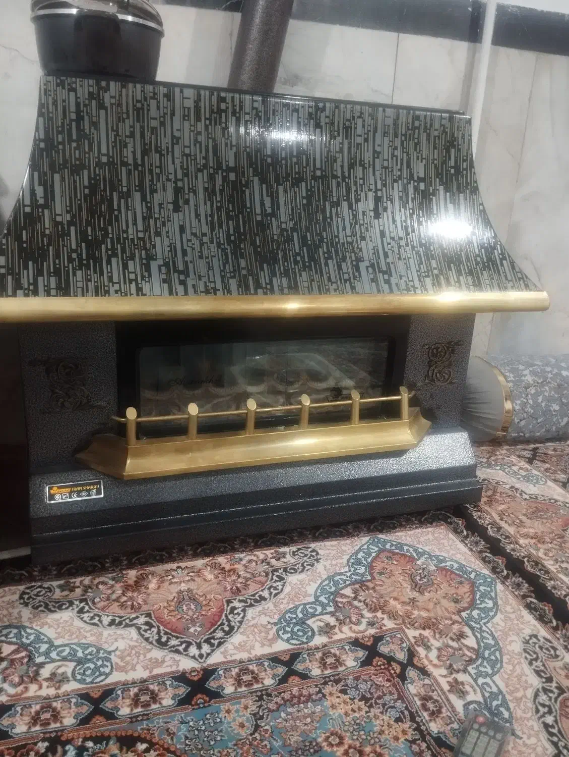 بخاری ترح شومینه|بخاری، هیتر، شومینه|مریوان, |دیوار