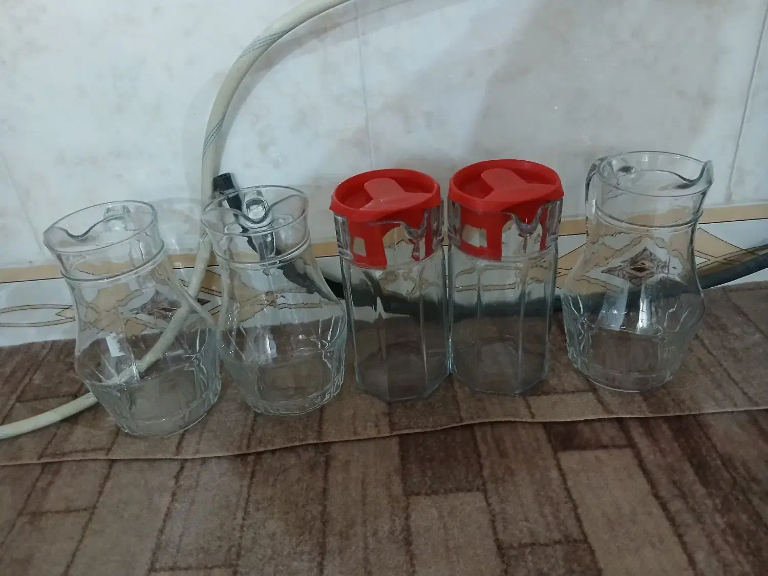 انواع اقسام بلور میوه خوری شیرینی خوری پارچ|ظروف سرو و پذیرایی|یزد, |دیوار