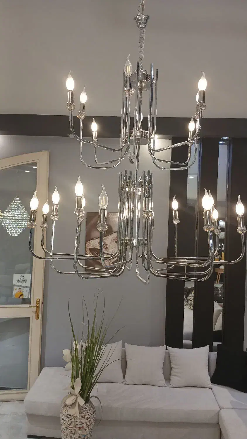 لوستر فلزی|لوستر و چراغ آویز|تهران, یافت‌آباد|دیوار