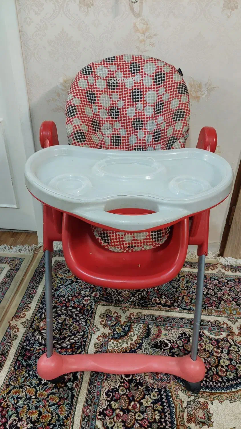 صندلی غذای کودک گودبیبی-چندکاره-قابل تنظیم-تاشو|تخت و صندلی بچه|مشهد, ولیعصر (شهرک غرب)|دیوار