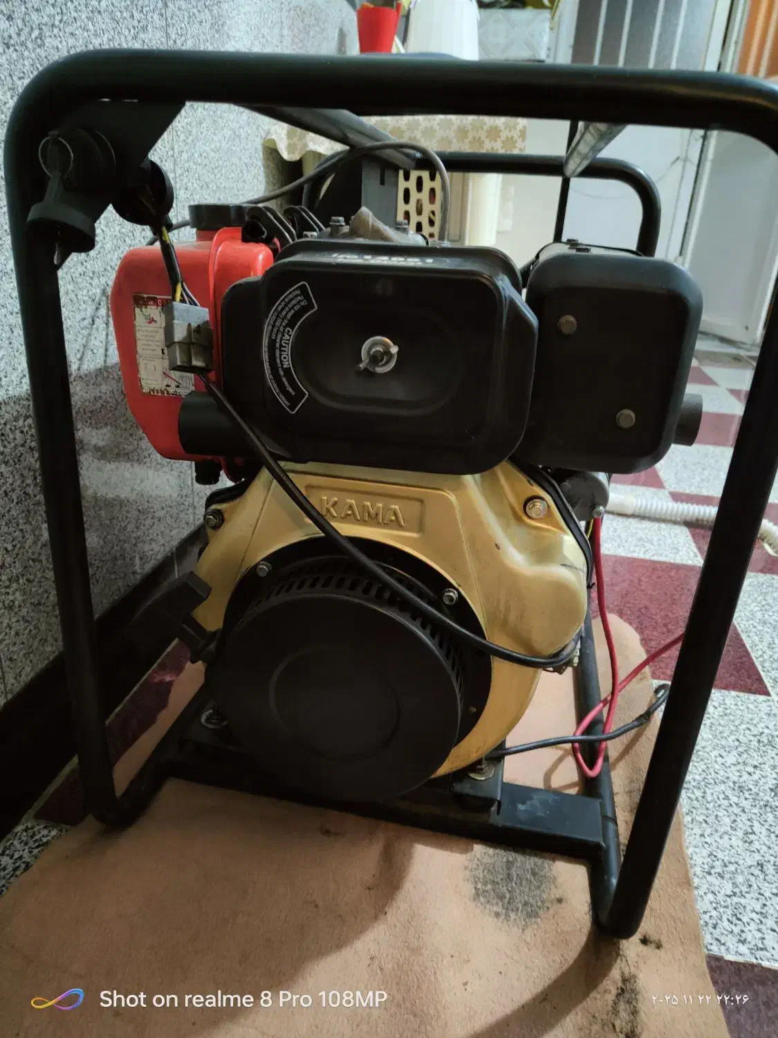 موتور آب کاما 14 اسب 3اینچ|ابزارآلات|مهاباد (آذربایجان غربی), |دیوار