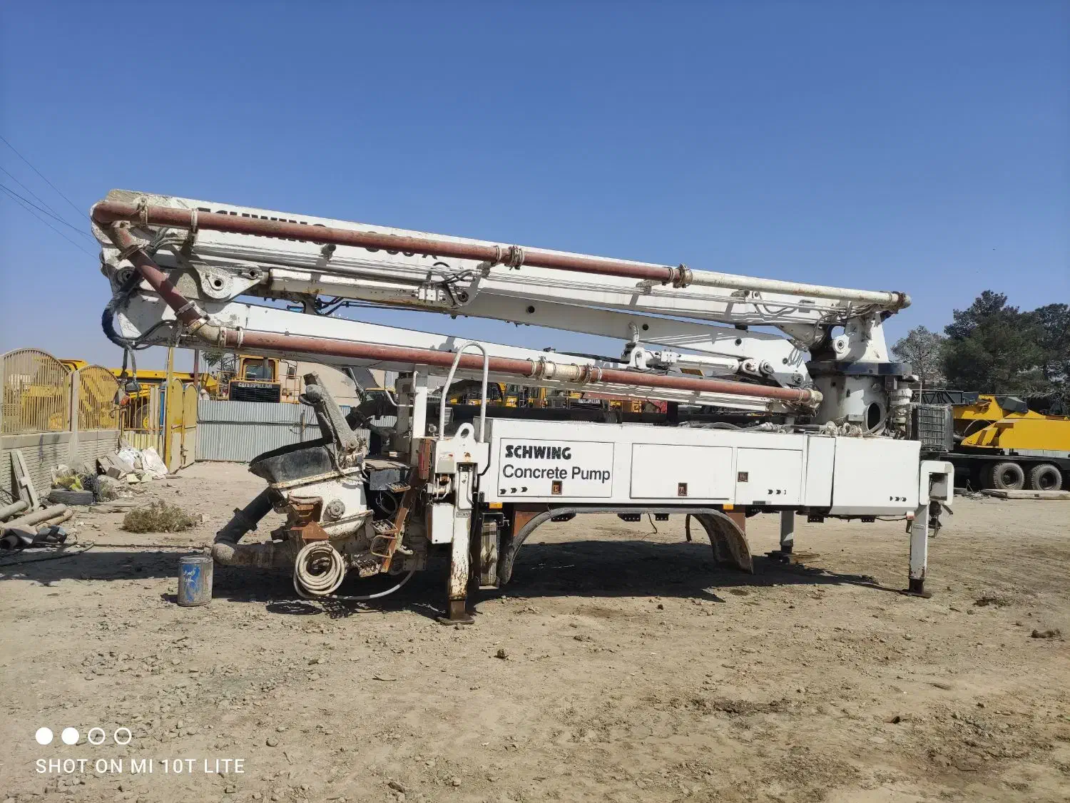 پمپ بتن شویینگ 36 متری مدل 2009|ماشین‌آلات صنعتی|ابریشم, |دیوار