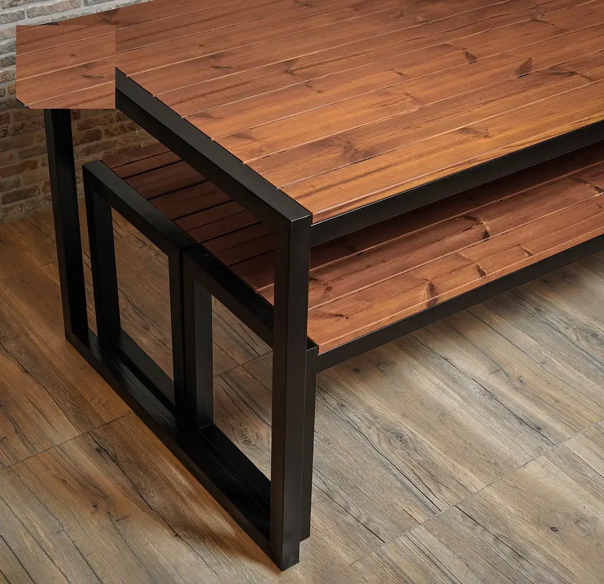 ساخت میز و صندلی های چوبی با چهارچوب فلزی صنعتی|کافیشاپ و رستوران|اصفهان, ملکشهر|دیوار