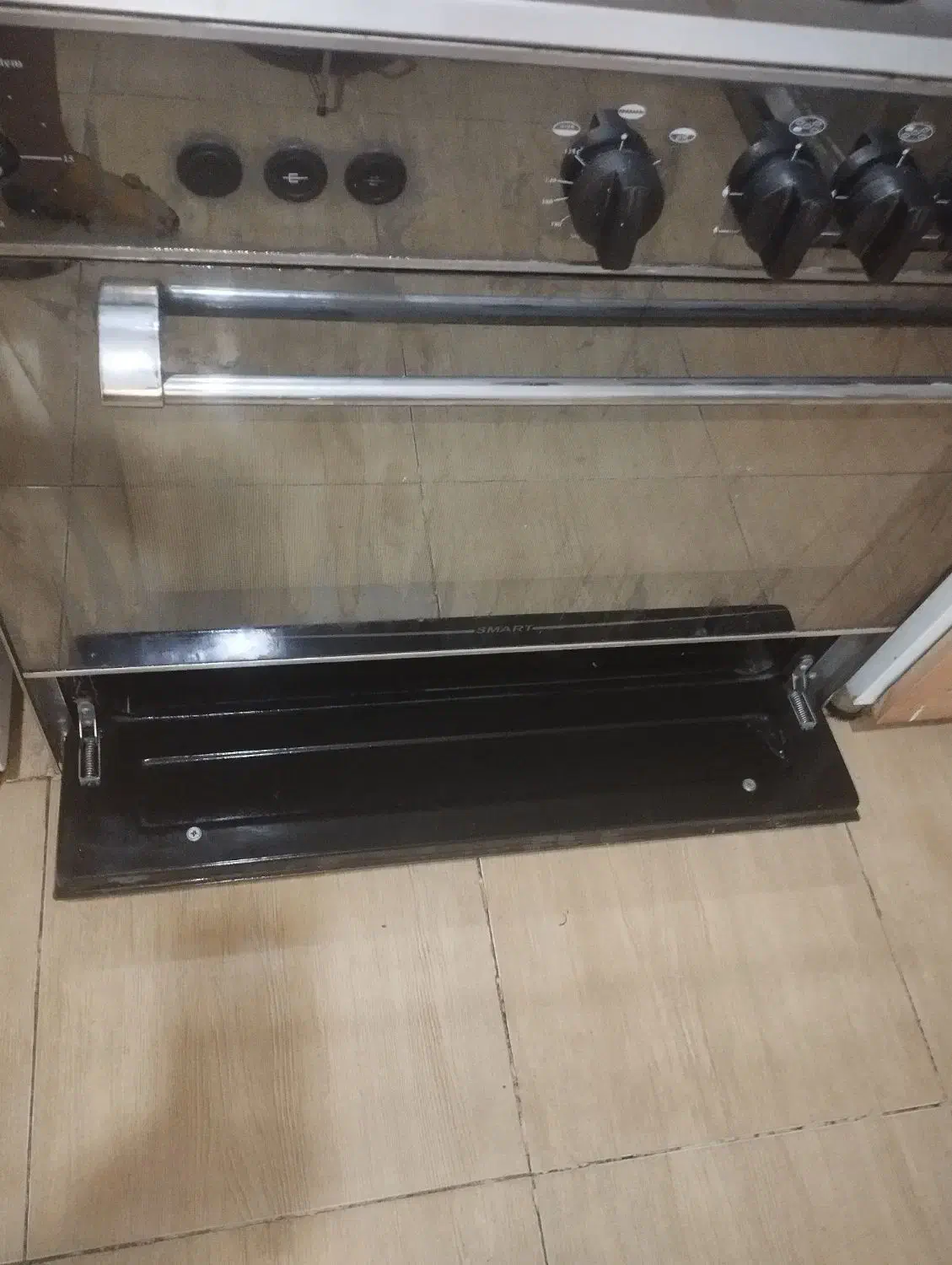 گاز  فرتمام استیل|اجاق گاز و لوازم برقی پخت‌وپز|صدرا-فارس, فاز ۱|دیوار