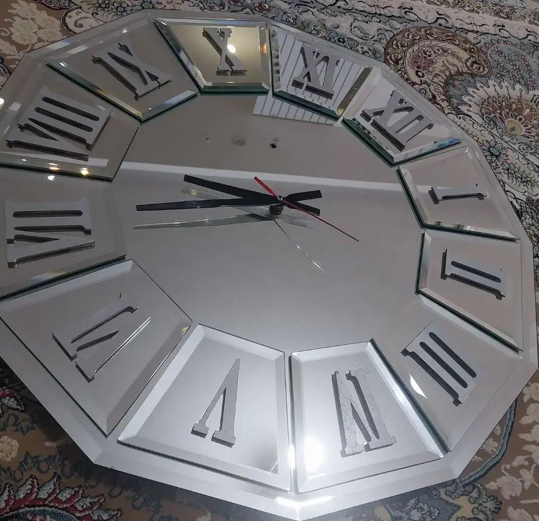 ساعت آینه ای سالم|ساعت دیواری و تزئینی|سنندج, |دیوار