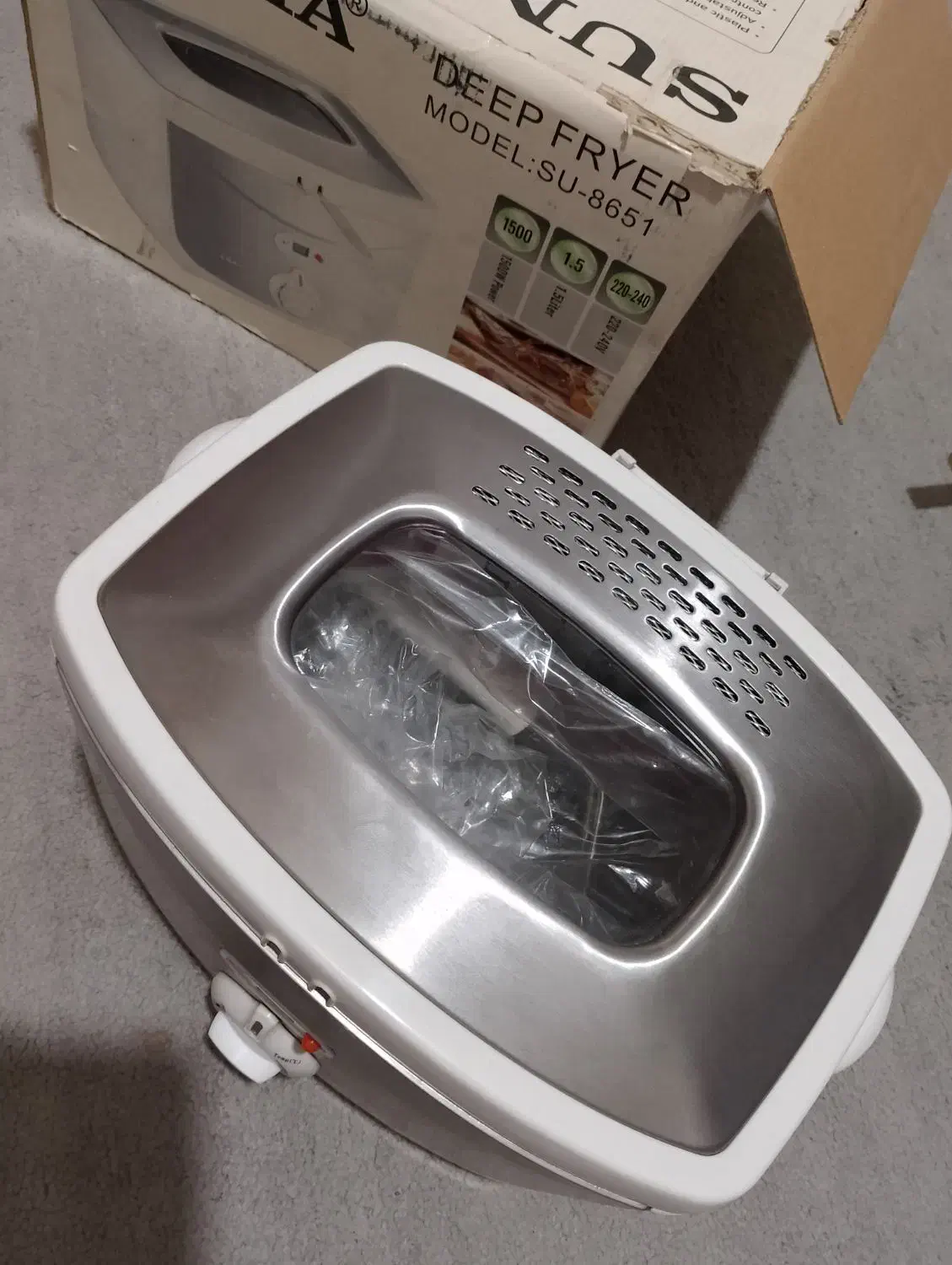 سرخکن ۱/۵لیتری سونیا|اجاق گاز و لوازم برقی پخت‌وپز|مرودشت, دولت آباد|دیوار