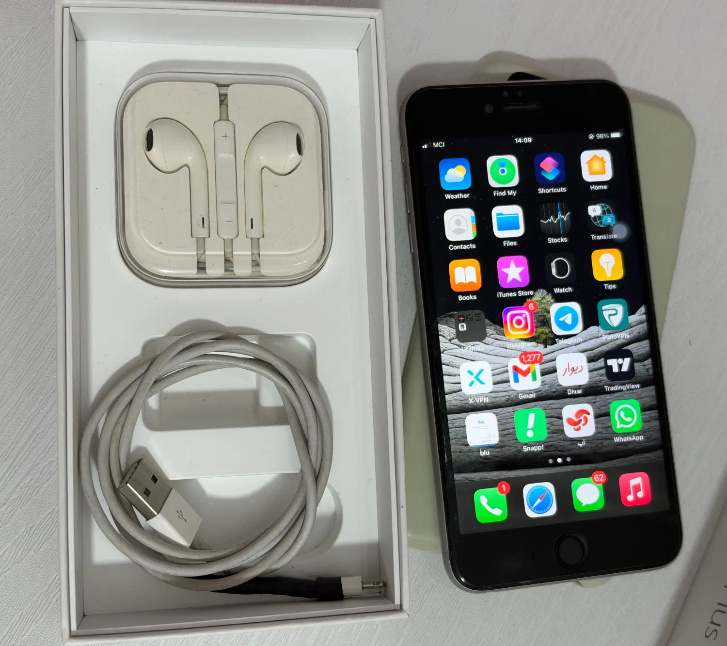 Iphone 6s plus|موبایل|همدان, |دیوار