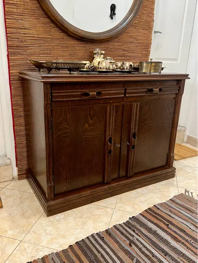 کنسول چوبکده ( کمد ظرف ) چوب گردو|بوفه، ویترین، کنسول|تهران, نارمک|دیوار