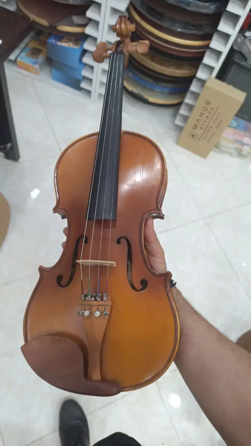 ویولن با قطعات آبنوس|ویولن|زیباشهر, |دیوار