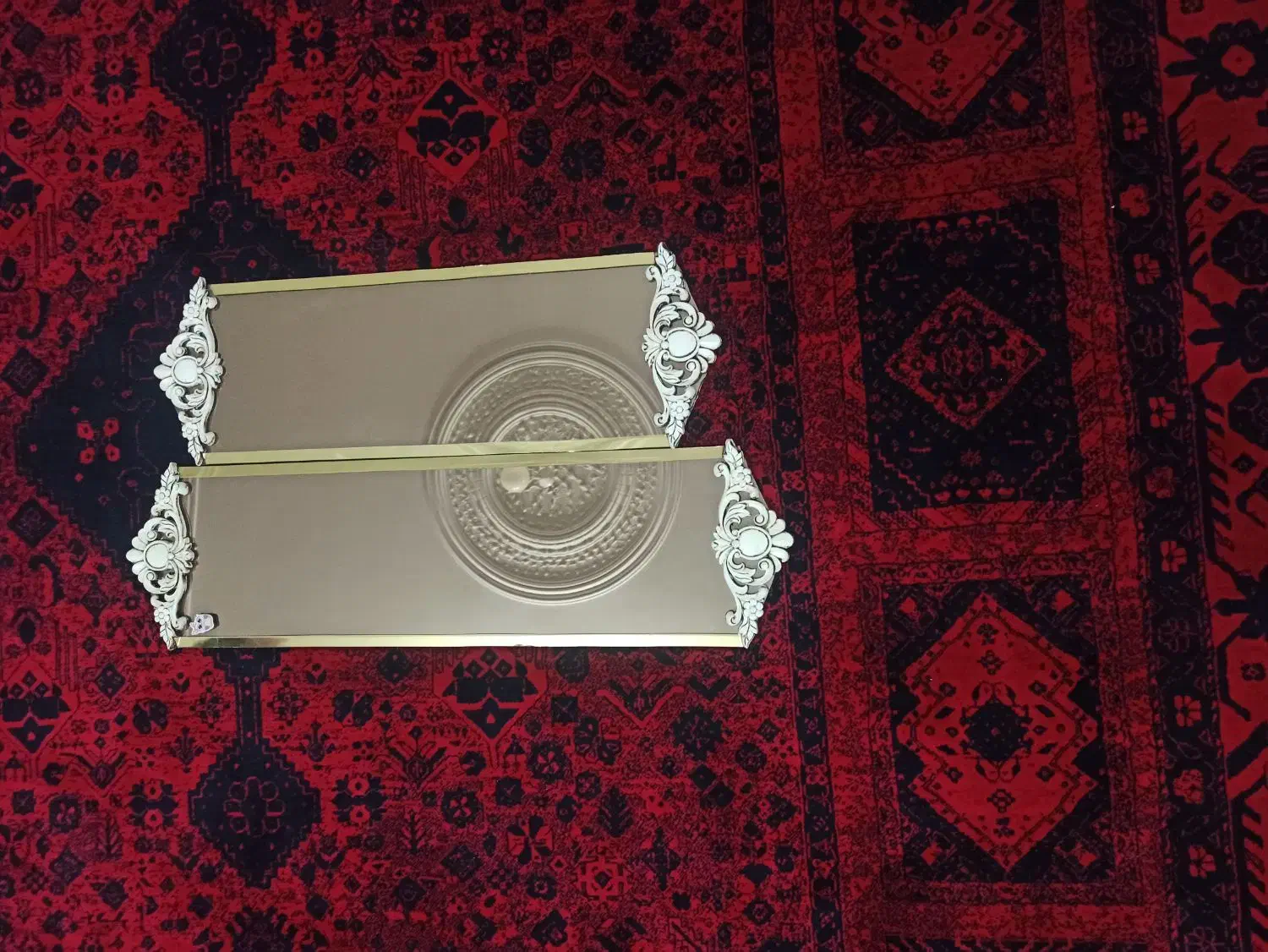 دوعدد آیینه|آینه|ساوه, |دیوار