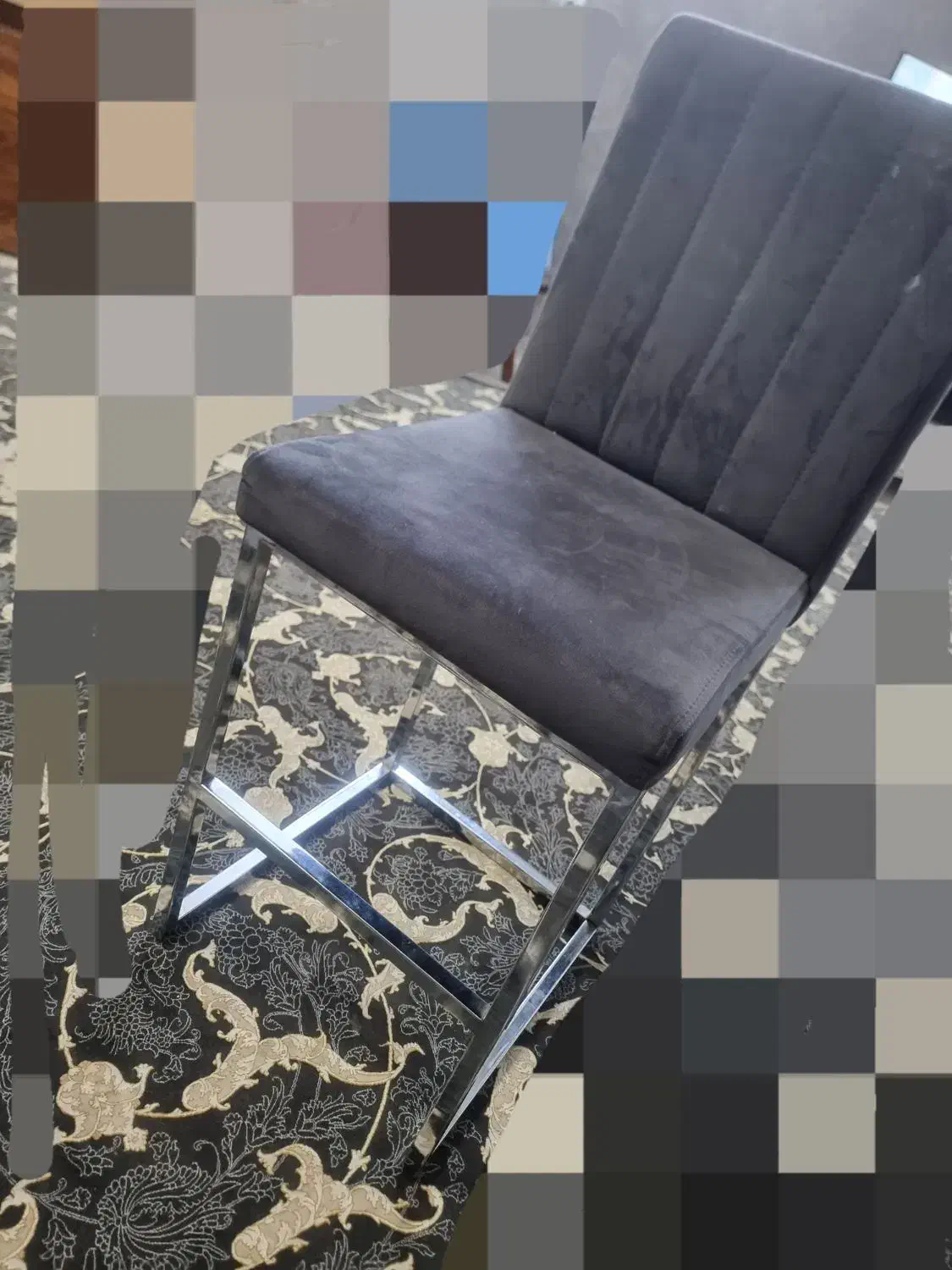 2 عدد صندلی اُپنی پایه فلزی|صندلی و نیمکت|زاهدان, |دیوار