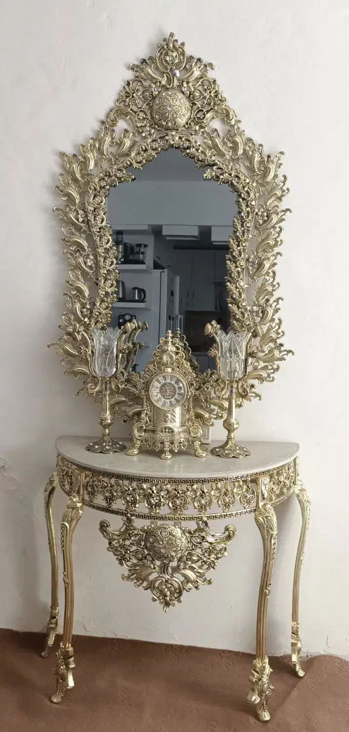 آئینه شمعدان|آینه|قزوین, |دیوار