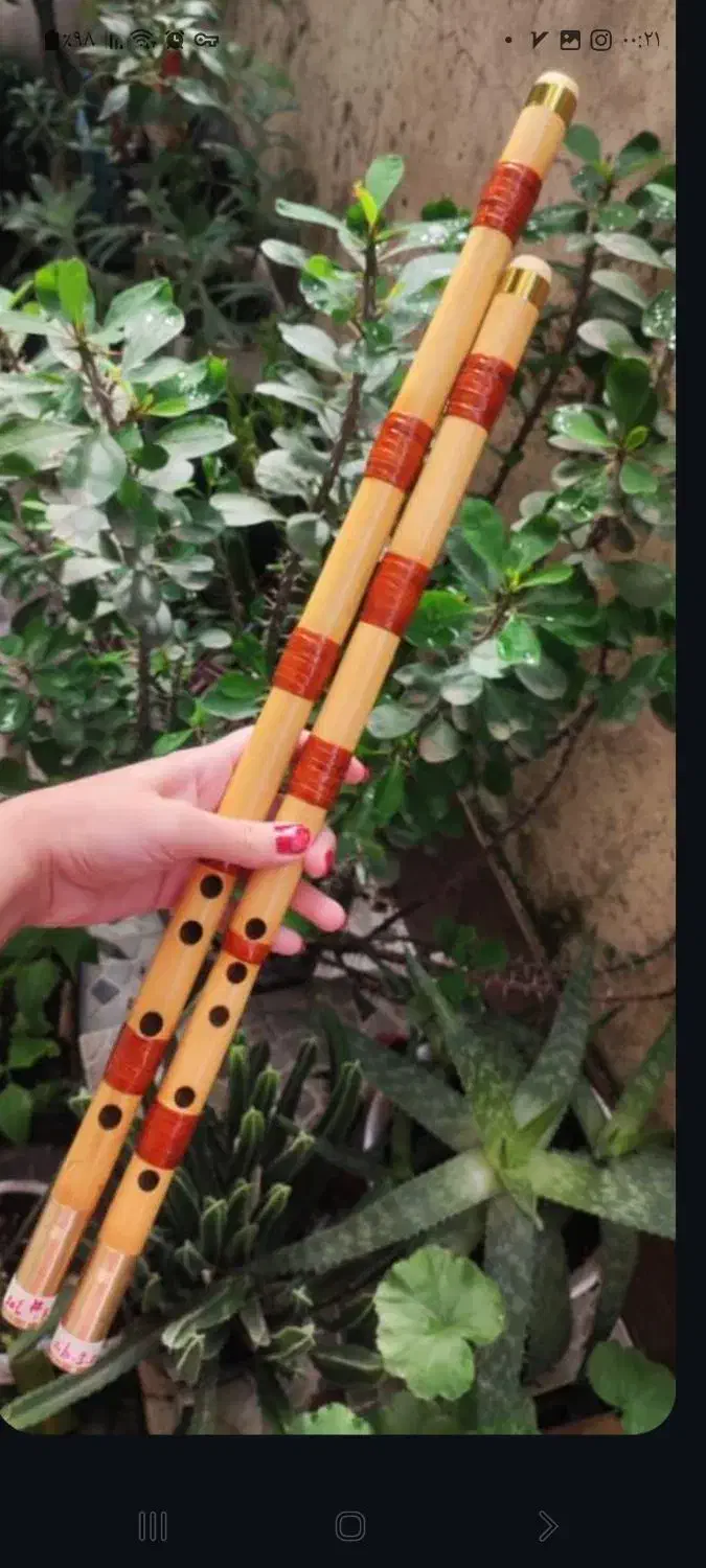 نی هفت بند برند نعمتی هر عدد ساده ۱۵۰۰|سازهای بادی|رشت, باهنر|دیوار