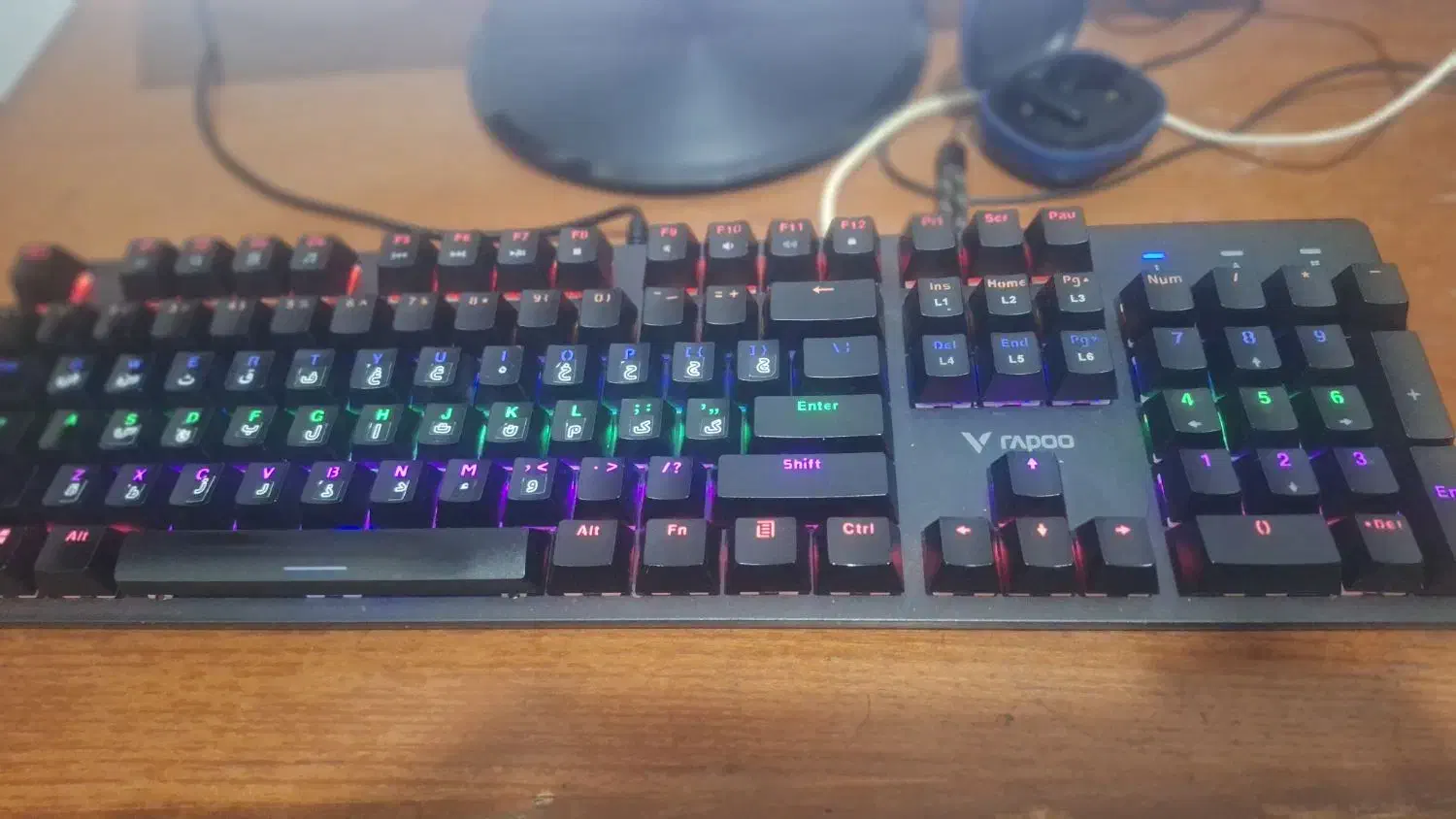 کیبورد فول مکانیکال rapoo v500SE|قطعات و لوازم جانبی رایانه|ورامین, ورامین|دیوار