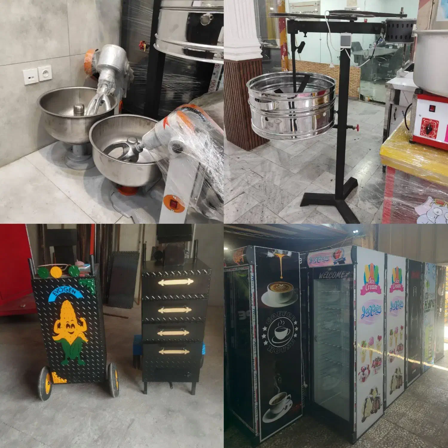 یخچال ایستادهkf6خمیرگیرB87بلال پزOg6تخمه پزst1|فروشگاه و مغازه|خاش, |دیوار