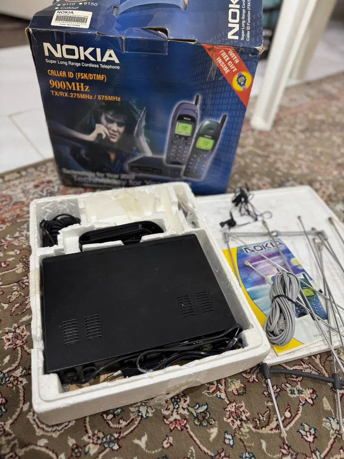 دستگاه مرکزی تلفن بیسیم نوکیا|تلفن رومیزی|ساری, |دیوار