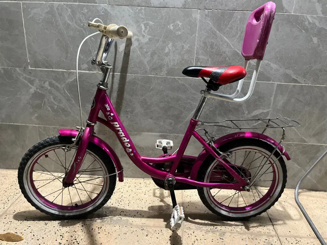 دوچرخه سایز ۱۶دوخترونه یه میلیون نیم|دوچرخه، اسکیت، اسکوتر|تاکستان, |دیوار