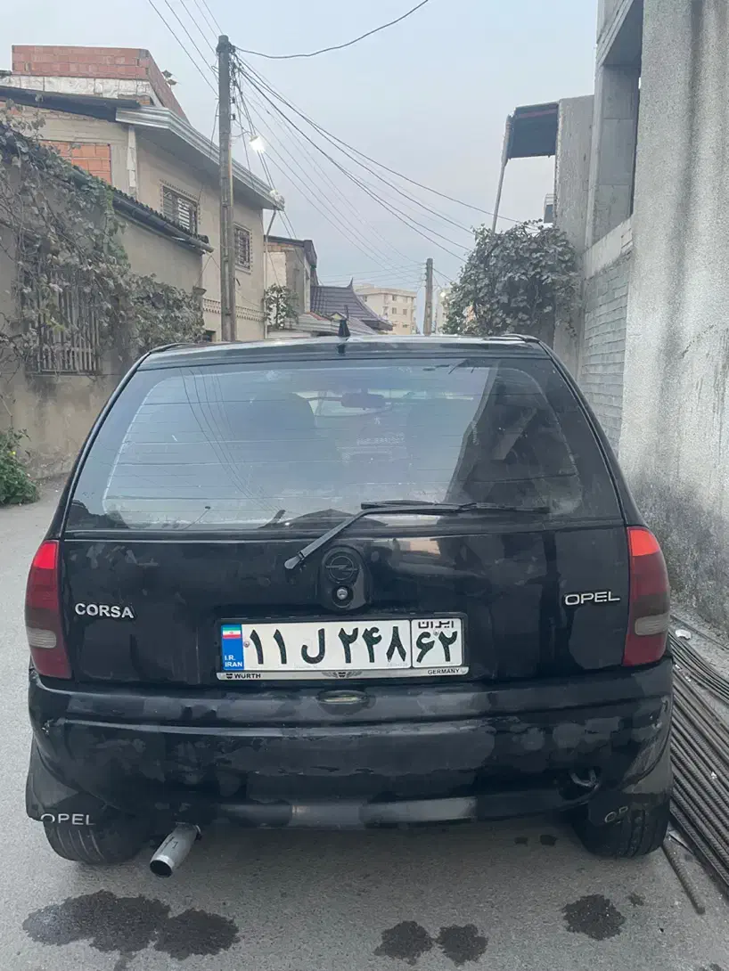 اوپل کورسا 1994 اپل مشکی|خودرو سواری و وانت|ساری, |دیوار