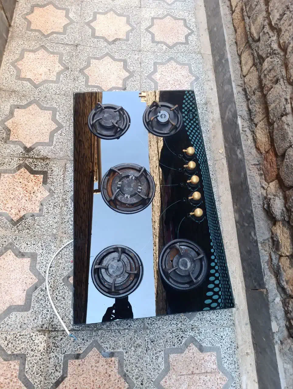 اجاق صفحه ای شیشه ای|اجاق گاز و لوازم برقی پختوپز|قم, علی آباد|دیوار