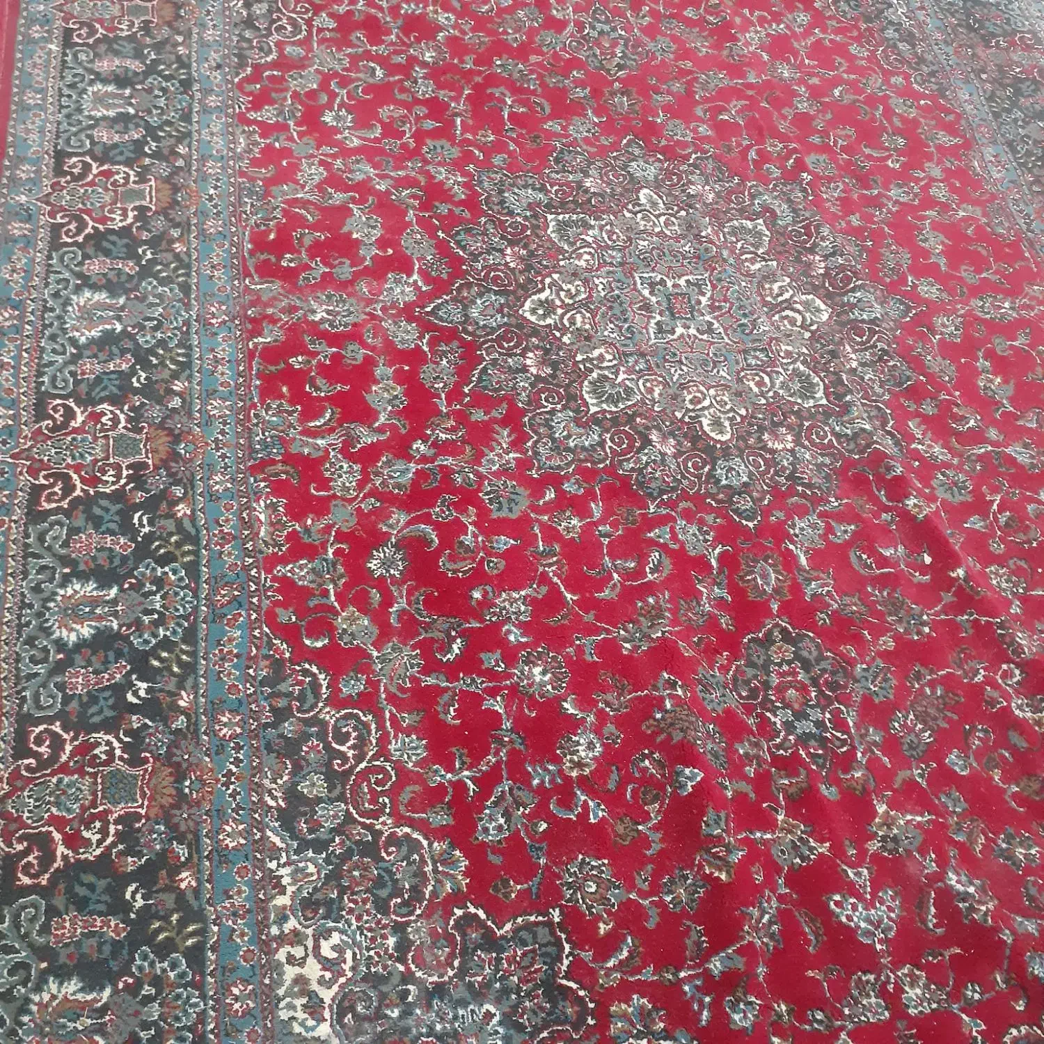 فرش ۶متری تمیز بدونه زدگی یا پارگی|فرش|کنگاور, |دیوار