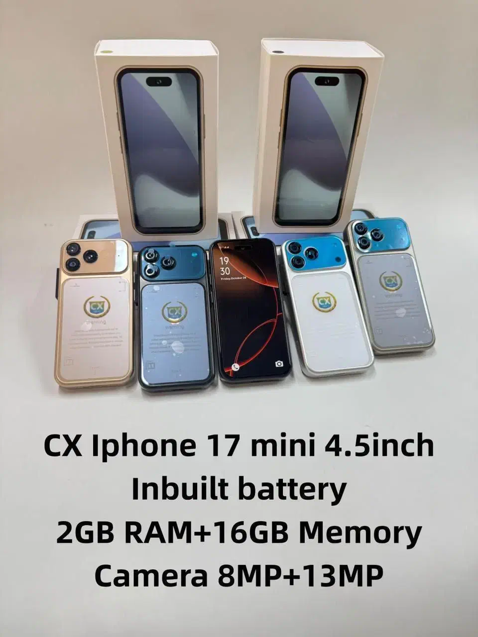 گوشی ایفون ۱۷مینی اندروید ۲سیمکارت و۴سیم کارته|موبایل|اراک, |دیوار