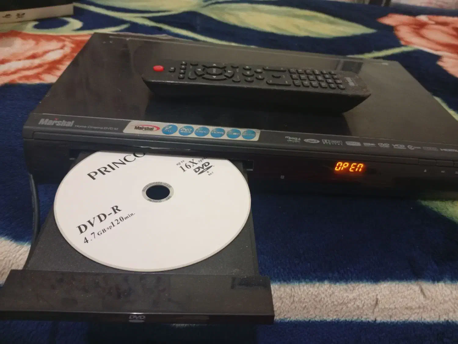 دستگاه پخش کننده دی وی دی و فلش marshal|پخشکننده DVD و ویدیو|گلبهار, شهر جدید گلبهار|دیوار