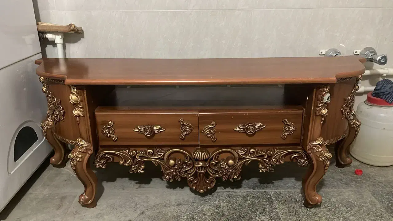 بوفه و میز تلویزیون قیمت دوتا باهم 3000000|بوفه، ویترین، کنسول|بناب, |دیوار