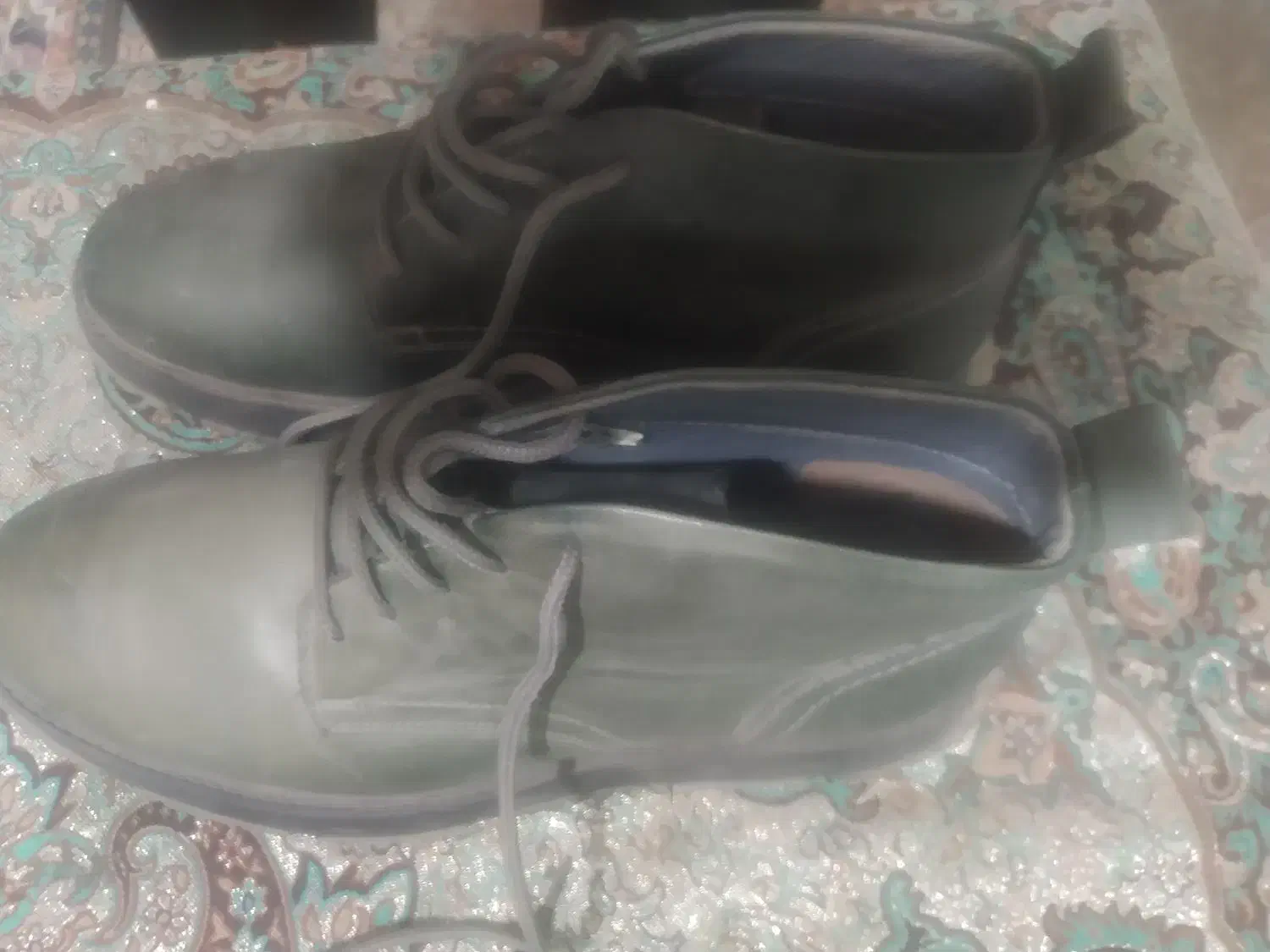 کفش چرم نو نیم بوت|کیف، کفش، کمربند|شاهین‌شهر, نظامی|دیوار