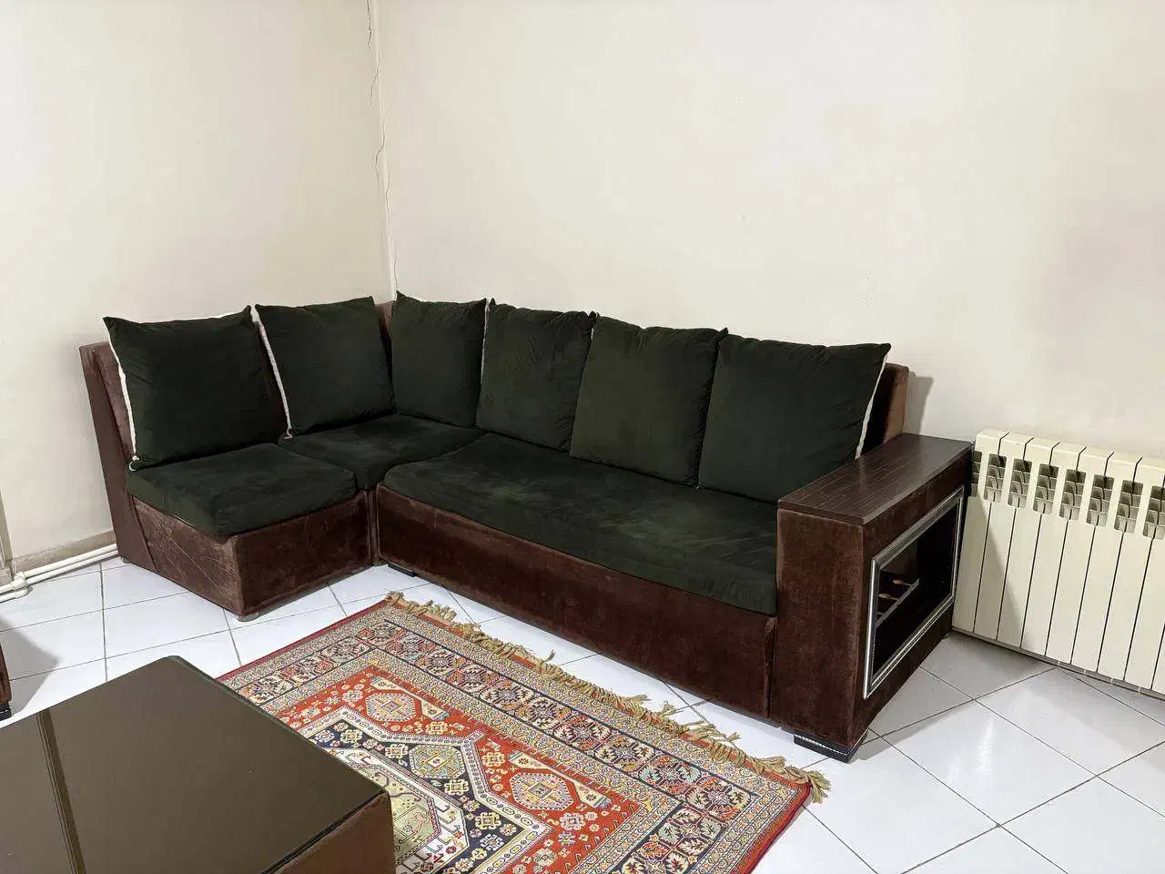 مبل ال پازلی ۱۰ نفره همراه میز جلو مبلی|مبلمان خانگی و میز عسلی|تهران, مجیدیه|دیوار