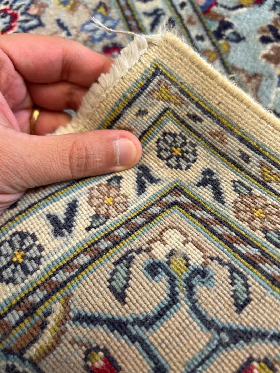 فرش دستبافت ۳ متری طرح کاشان|فرش|پردیس, فاز ۱۱|دیوار