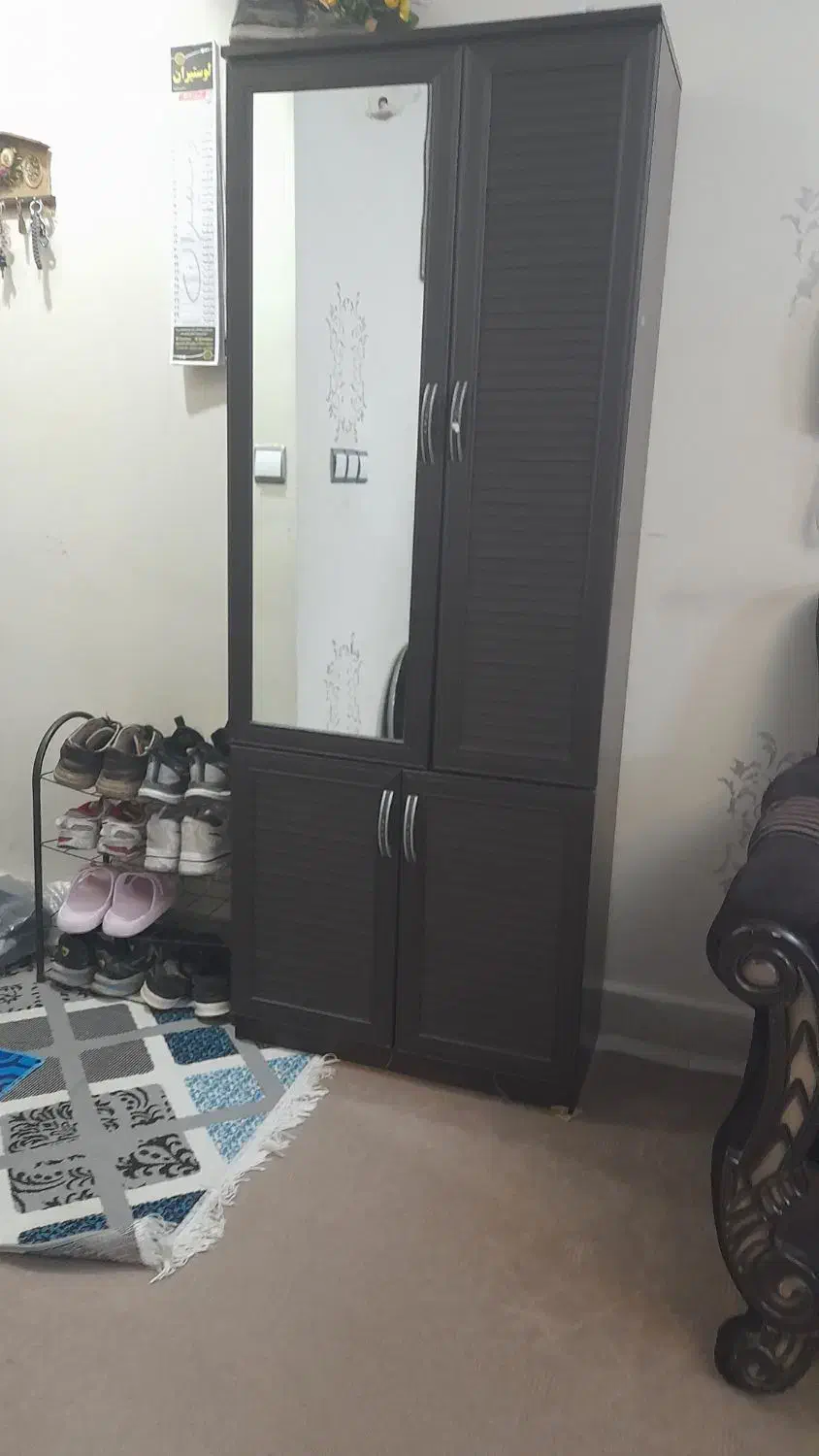 جاکفشی ایستاده|جاکفشی، کمد، دراور|محمدیه-قزوین, |دیوار