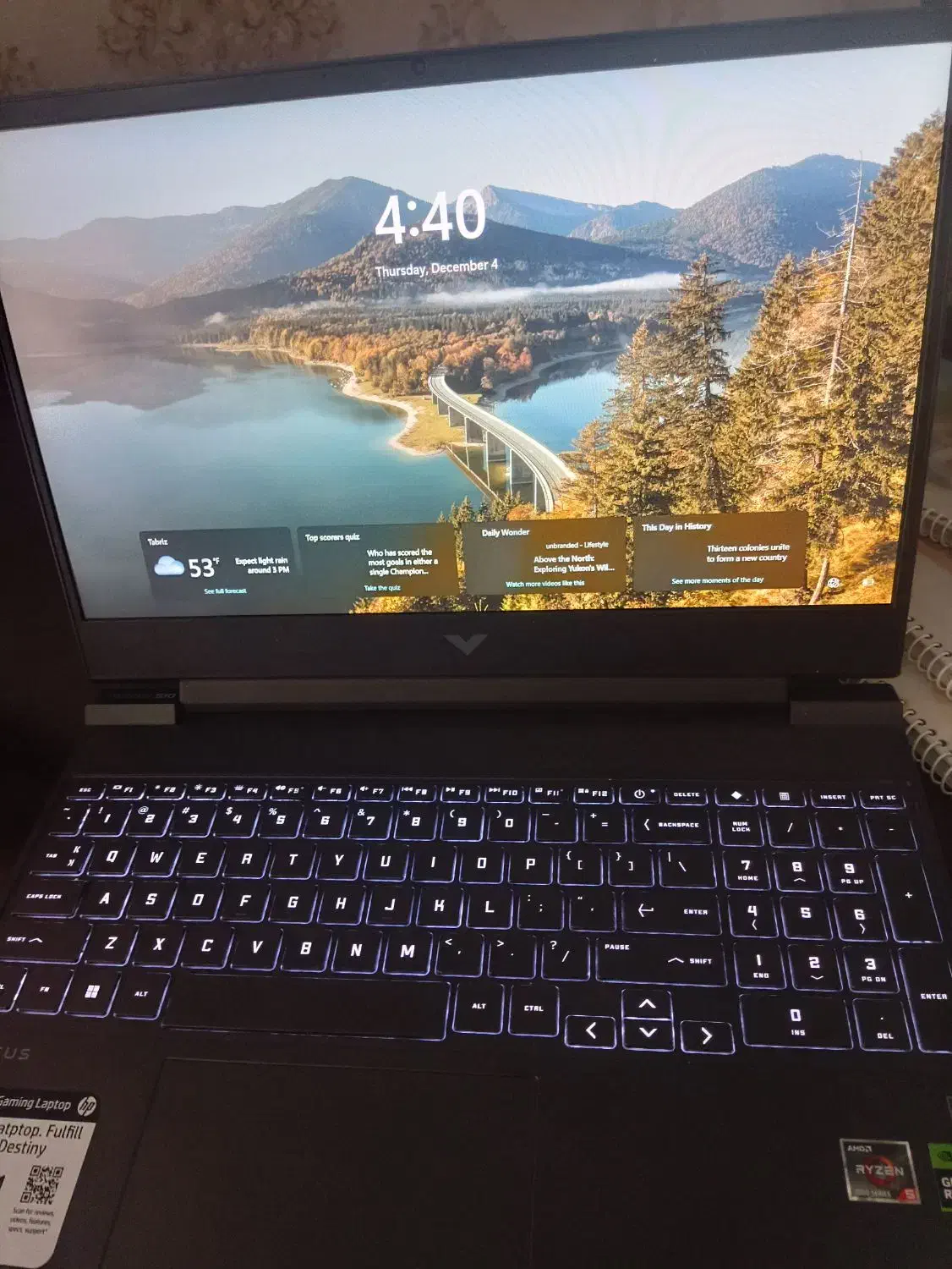 لب تاب گیمینگ ویکتوز مدل hp|رایانه همراه|تبریز, |دیوار