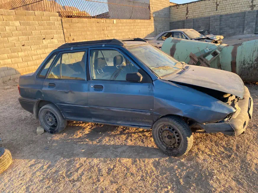 پراید تصادفی مدل ۸۴ دوگانه سی ان جی|خودرو سواری و وانت|شهرضا, |دیوار