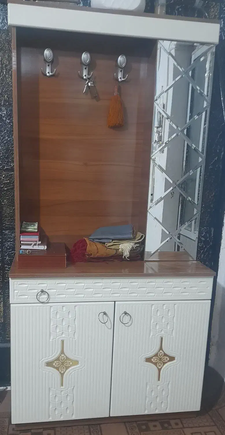 سرویس چوب جاکفشی و بوفه|بوفه، ویترین، کنسول|چابهار, |دیوار