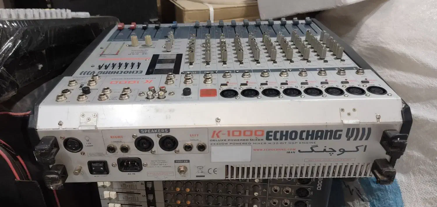 اکو پاور میکسر چنگ k1000 مناسب پینگ پنگی|سیستم صوتی خانگی|ملارد, |دیوار