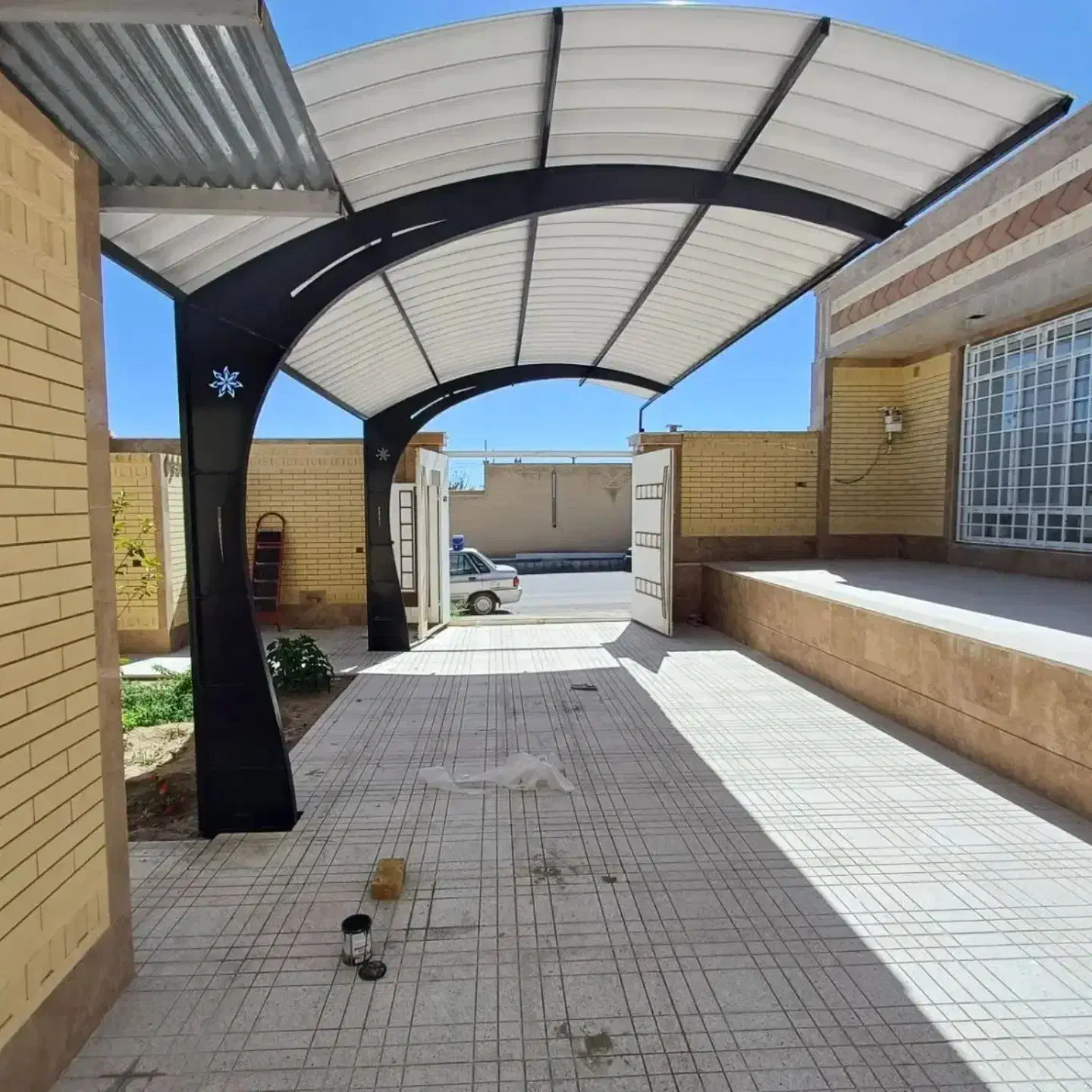 سایبان بدون پایه،آلاچیق،سردرب،ساخت و فروش خرپا|خدمات پیشه و مهارت|کرمان, |دیوار