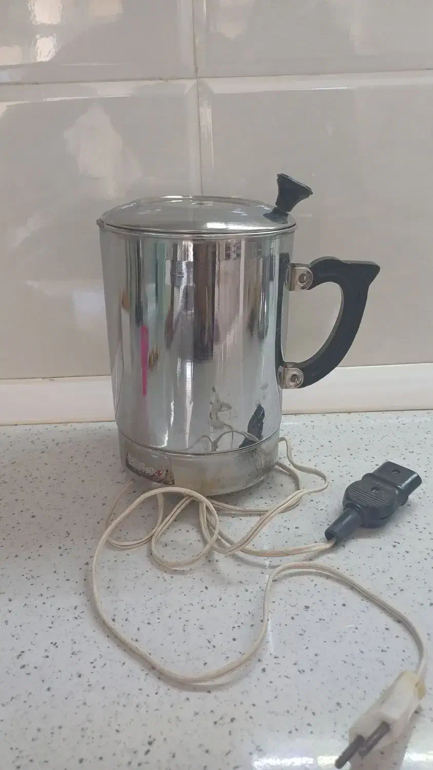 کتری برقی پارچ برقی قدیمی|سماور، چایساز، قهوهساز|لنجان, |دیوار