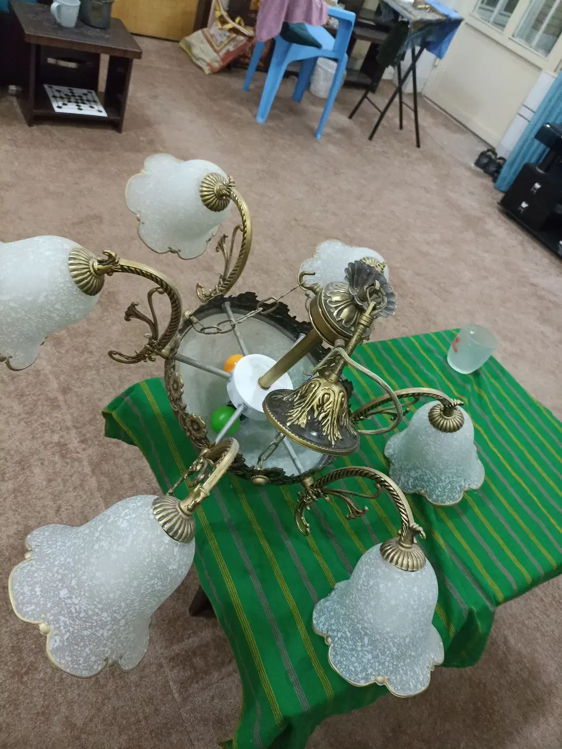 لوستر سقفی|لوستر و چراغ آویز|لنجان, |دیوار